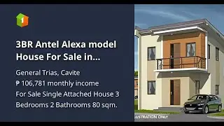 3BR Antel Alexa model House For Sale in General Trias Cavite