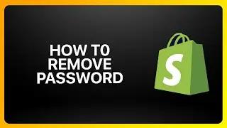Как удалить пароль из магазина Shopify в 2026 году! Инструкция.