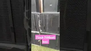 21ince 2500watt bass sound testing 😱