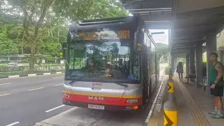 SMRT Bus Service 961 Man NL323F A22 Euro V Batch 3 SMB1645T 
