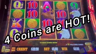Buffalo Link for my 2nd Hand Pay at LakeCrest.  4 coin trigger and a 4 coin re-trigger.  Amazing!