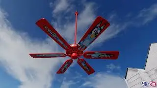 DIY Wobbly Vintage Ceiling Fan Sets World Record for Best Fan!!!