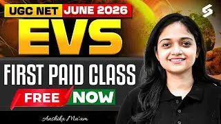 UGC NET June 2026 | UGC NET EVS Free Demo Class | UGC NET EVS Paper 2 By Anshika Mam