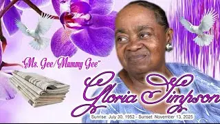 Celebrating the Life of Gloria Simpson (Ms. Gee) July 30, 1952 - November 13, 2025.