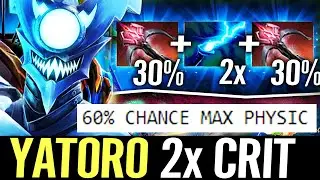 🔥 YATORO 2x Daedalus RAZOR Carry &mdash; 51% Crit Chance + Static Link MAX Physic Build Dota 2 Pro