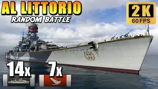 AL Littorio - превосходящие корабли более высоких уровней