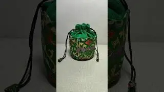beautiful potli bag making by fabric #shoppingbag #fashion #bagcrafting #diy #easybag #bagmaking