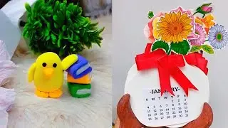 How to make this type of Calendar at home and clay Duck 