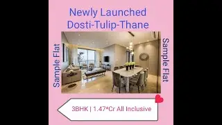 DOSTI_TULIP By Dosti Realty_Newly Launched 3Bhk Carpet of 923 Sq.Ft.