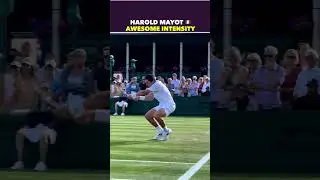 AWESOME HAROLD MAYOT COURT INTENSITY #tennis #shorts