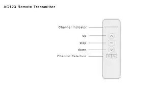 How to program the motorized roller blinds