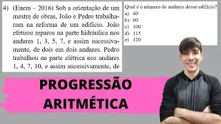 4) (Enem – 2016) Sob a orientação de um mestre de obras, João e Pedro trabalha-ram na reforma de ...