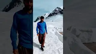 Snow tunnel in the central desert of Iran #funny #beauty #youtubeshorts #new #طبیعتگردی #god #iran