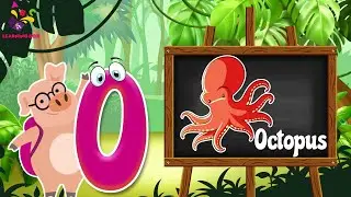 O for Octopus | Abc kids | Nursery Rhymes | #alphabet | #onlineclass | Learning Box | #Abc