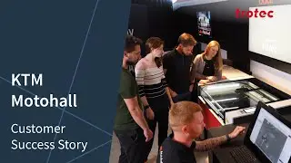KTM Motohall: Experience creative projects and workshops with Trotec Laser up close