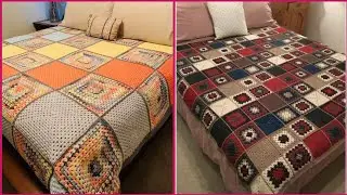 Latest crochet bedsheets design bedsheets idaes #crochet  #allaboutcrochet