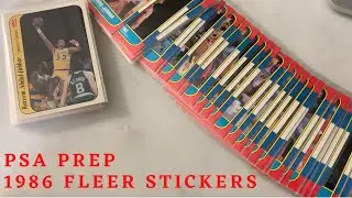 PSA Prep | 1986 Fleer Stickers