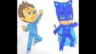 Coloring PJ Masks Catboy Connor