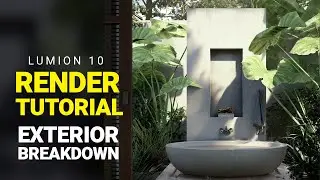 3D Render Bathroom Tutorial Breakdown in Lumion (Interior and Exterior) - Nuno Silva 3D Rendering