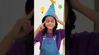 Дети получают волшебную шляпу🎩