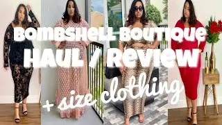 PLUS SIZE CLOTHING HAUL!! FT: THE BOMBSHELL BOUTIQUE