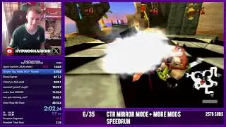 Hypnoshark Stream 10/1/26: Crash Team Racing + Spyro the Dragon
