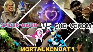 Spider-Gwen Vs She-Venom but it&rsquo;s Mortal Kombat 1