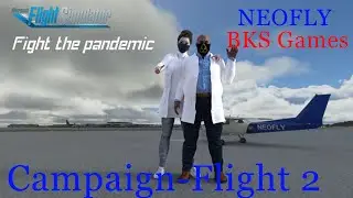 MSFS 2020 | NEOFLY | Pandemic Flight 2 | North Korea | Bring the professor to the research center