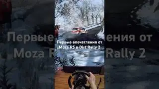 Первый заезд в Dirt Rally 2 на Moza R5, полнейшее разочарование👎 #mozar5 #simracing #rally #racing