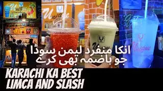 Unique Slash Limca & Dodh Soda | Karachi ka best Lemon Soda jo hazma bhi karay