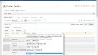 PO   WEB   Create and Customize New Product and Release Backlog View