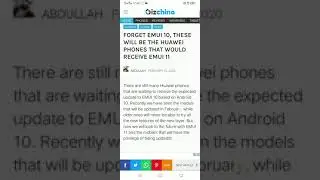 FORGET EMUI 10, THESE WILL BE THE HUAWEI PHONES THAT WOULD RECEIVE EMUI 11