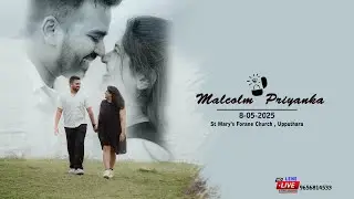 🔴Engagement ||  Malcolm Nigli & Priyanka Rose || On:8-05-2025 @St Mary's Forane Church ,Upputhara