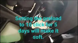 Stiff/hard to Soft suspension for KTM 390 adventure.