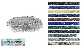 VEVOR Clear Fire Glass  10 lbs 4.5 kg 1112
