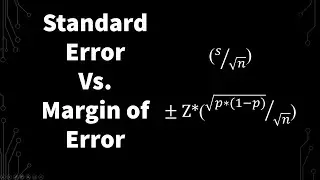 Standard Error vs Margin of Error: What&rsquo;s the Difference?