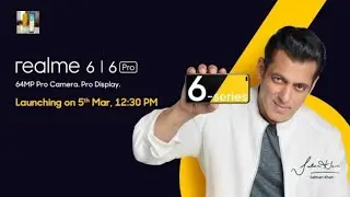 Salman khan Realme 6 pro official trailer