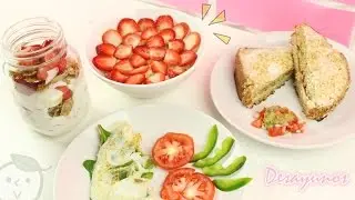 4 Desayunos Saludables | REGRESO A CLASES | Akari Beauty