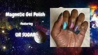 Dynamic Reflective Cat Magnetic Gel Polish feat. @URSugarNails |Nail Stamping