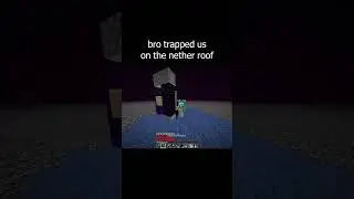 bro trapped us on the nether roof