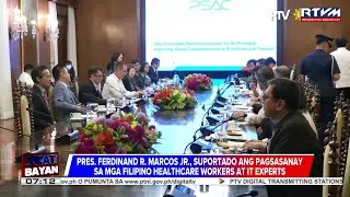 PBBM, suportado ang pagsasanay sa mga Filipino Healthcare workers at IT experts;
