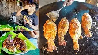 ஆத்து ஜிலேபி தோசைக்கல்லு மீன் வருவல் - முட்டை பனியாரம் - Yummy Fish Fry Street Food- Erode