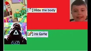 I played INK GAME & HIDE THE BODY  [INTENCE]