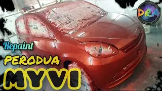 REPAINT PERODUA MYVI | SPRAY KERETA | CAT MOBIL