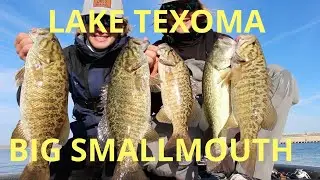 BIG SMALLMOUTH - LAKE TEXOMA!!! Ft. Jake Inderman Fishing