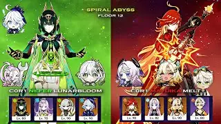 F2P C0R1 NEFER (NO LAUMA) & COR1 MAVUIKA MELT | NEW SPIRAL ABYSS 6.1 FLOOR 12 | GENSHIN IMPACT