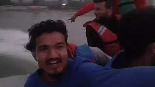 Motorboard at narayani river