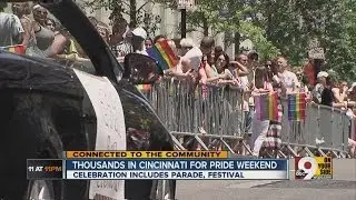 Annual Pride Parade held in downtown Cincinnati