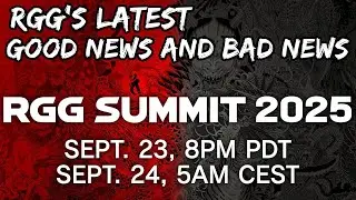 RGG's Latest: September Summit, Kiwami 3 Speculation and the Judgment Status