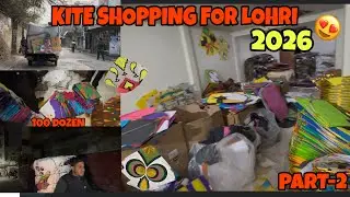 Kite Shopping For Lohri 😍 Lohri 2026 🔥 Part-2 || Day 128/365 || K M Vlog's